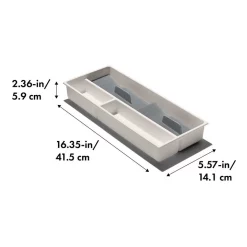 OXO Compact Utensil Organiser In White/Grey -ChefX Shop unnamed file 336