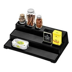 Madesmart 3-Tier Shelf Organiser 37x25x9cm In Carbon