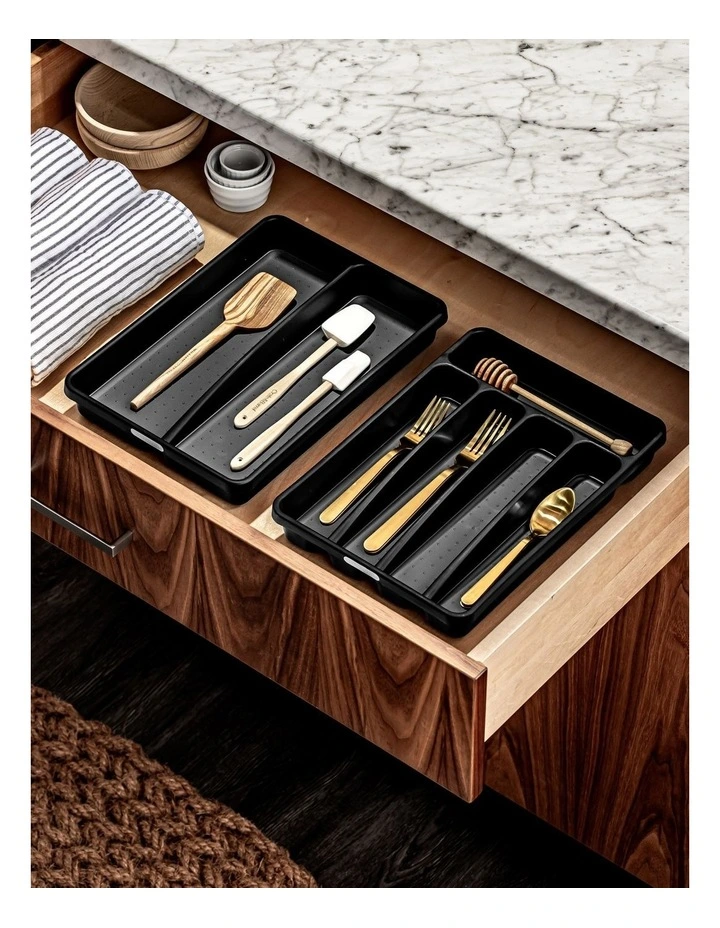 Madesmart Mini Utensil Tray 32.4 X 23 X 4.8cm In Carbon - Image 3