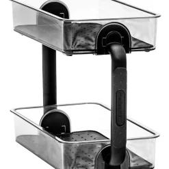 Madesmart 2-Tier Spice Organiser 27x13x18cm In Carbon