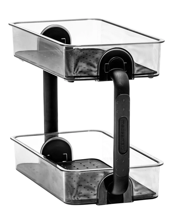 Madesmart 2-Tier Spice Organiser 27x13x18cm In Carbon 1 Madesmart 2-Tier Spice Organiser 27x13x18cm In Carbon