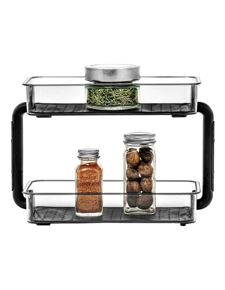 Madesmart 2-Tier Spice Organiser 27x13x18cm In Carbon 3 Madesmart 2-Tier Spice Organiser 27x13x18cm In Carbon - Image 3
