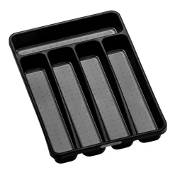 Madesmart Mini 5 Compartment Cutlery Tray 32.4 X 23.2 X 4.8cm In Carbon