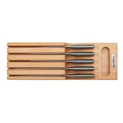 Global Hikaeme 6 Piece In-Drawer Cutlery Set Beechwood