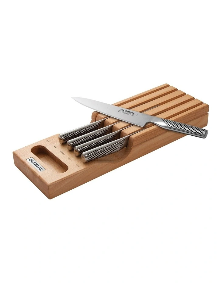 Global Hikaeme 6 Piece In-Drawer Cutlery Set Beechwood - Image 2