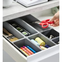 Joseph Joseph Blox 7-piece Drawer Organiser Set Grey 9 Joseph Joseph Blox 7-piece Drawer Organiser Set Grey -ChefX Shop unnamed file 379