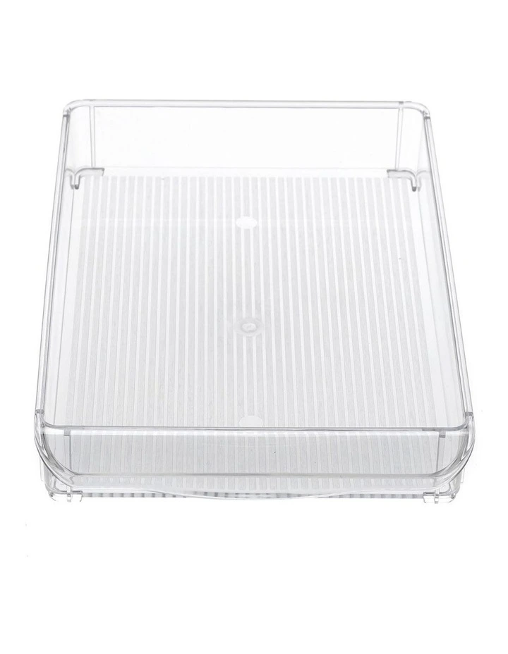 BOXSWEDEN Crystal 30cm Fridge Tray Storage Container Home Kitchen Organiser - Image 3