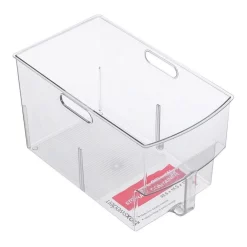 BOXSWEDEN Crystal Plastic Storage Container/Bin 32cm Large Fridge/Pantry Bin