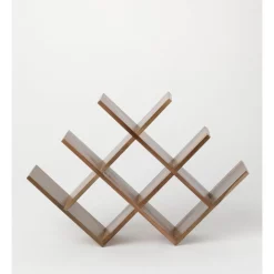 The Cooks Collective Acacia Wood Wine Rack