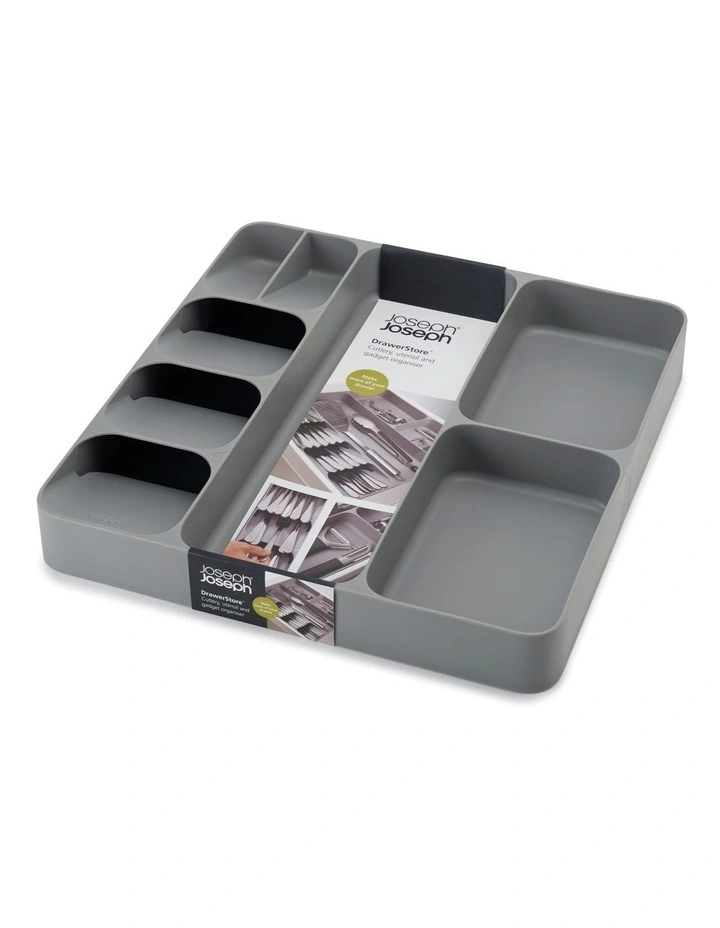Joseph Joseph DrawerStore Cutlery Utensil And Gadget Organiser Grey - Image 2