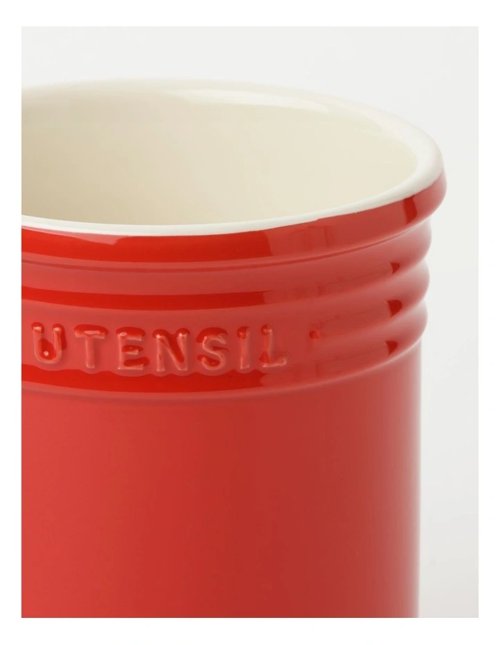 The Cooks Collective Utensil Holder Red 2 The Cooks Collective Utensil Holder Red - Image 2