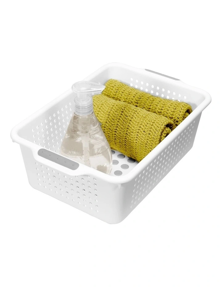 Madesmart Small Storage Basket White - Image 3