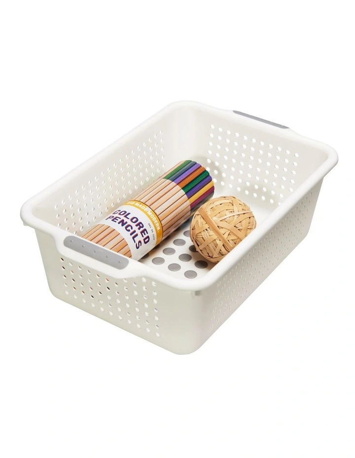 Madesmart Small Storage Basket White - Image 4