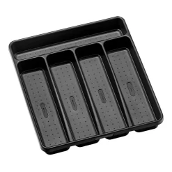 Madesmart 5 Compartment Cutlery Tray In Carbon