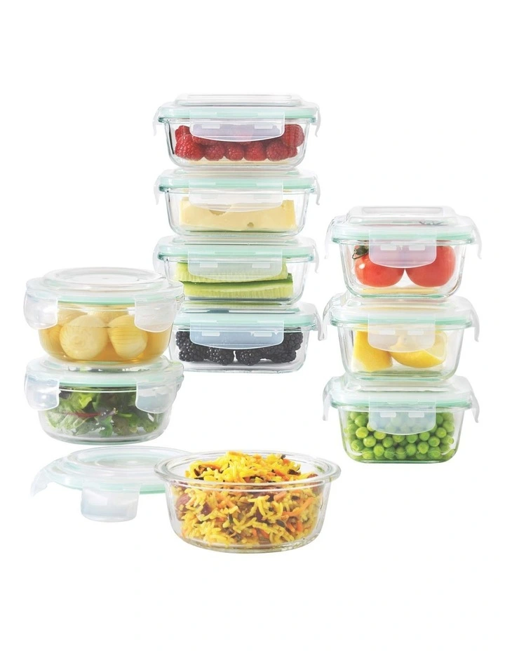 The Cooks Collective Storage Set With Clip Top 10 Piece In Clear 1 The Cooks Collective Storage Set With Clip Top 10 Piece In Clear