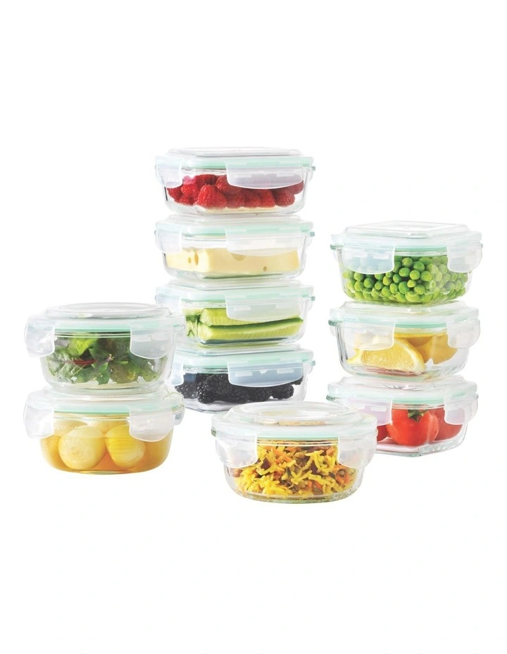 The Cooks Collective Storage Set With Clip Top 10 Piece In Clear 2 The Cooks Collective Storage Set With Clip Top 10 Piece In Clear - Image 2