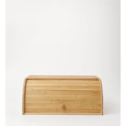 The Cooks Collective Bamboo 40 X 27 X 17.3cm Bread Bin