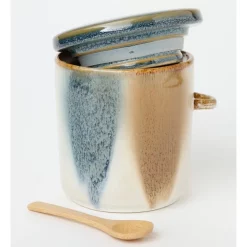 Australian House & Garden Esperance Poured Speckle Storage Jar With Spoon 8 Australian House & Garden Esperance Poured Speckle Storage Jar With Spoon -ChefX Shop unnamed file 543