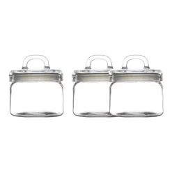 Maxwell & Williams Refresh 750ml 3pc Gift Boxed Canister Set Clear