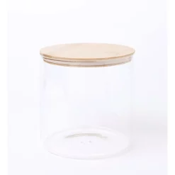The Cooks Collective Glass Jar With Bamboo Lid