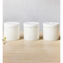 Maxwell & Williams Basics Diamonds Canister 600ml Set Of 3 Gift Boxed In White 5 Maxwell & Williams Basics Diamonds Canister 600ml Set Of 3 Gift Boxed In White -ChefX Shop unnamed file 561
