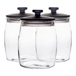 Salt&pepper Industry Canister Set Glass 14x17cm S/3