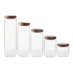Salt&pepper Amana Canister Set 5 Piece