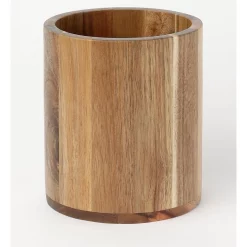 The Cooks Collective Acacia Utensil Holder In Wood