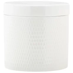 Maxwell & Williams Basics Diamonds Canister 1L Gift Boxed In White