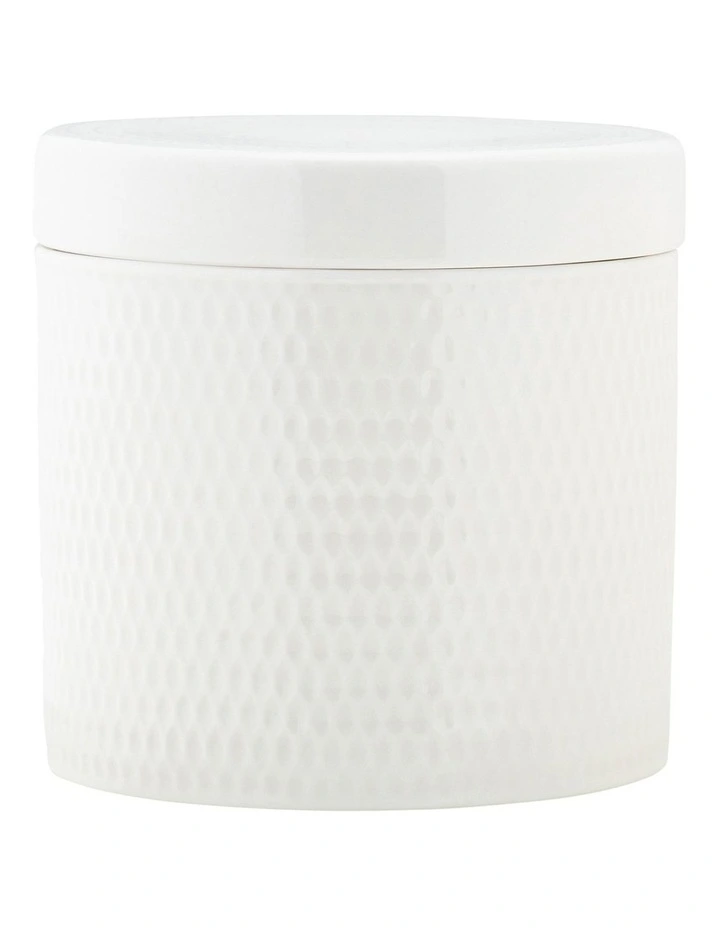 Maxwell & Williams Basics Diamonds Canister 1L Gift Boxed In White 1 Maxwell & Williams Basics Diamonds Canister 1L Gift Boxed In White
