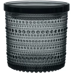 IITTALA Kastehelmi Jar 11.6cm Dark Grey