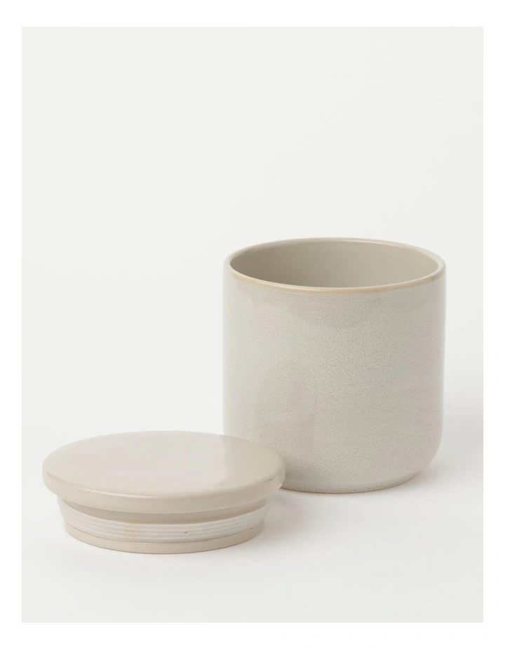 Australian House & Garden Esperance Large Storage Jar Cream - Image 2