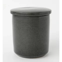 Australian House & Garden Esperance Large Storage Jar Charcoal