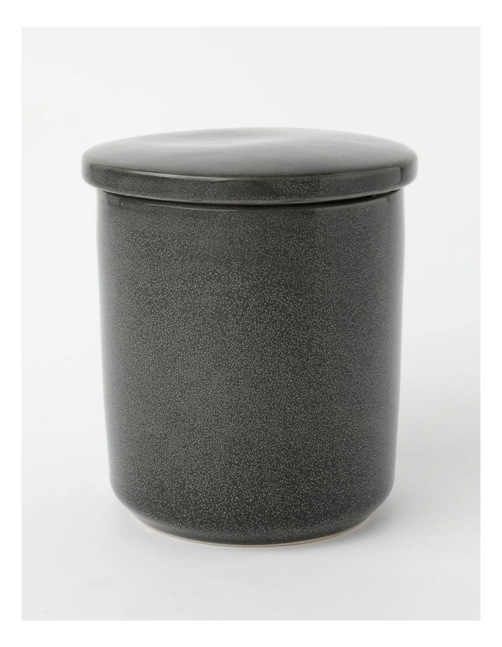 Australian House & Garden Esperance Large Storage Jar Charcoal