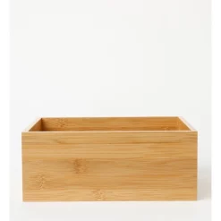 The Cooks Collective Bamboo 25x20x10cm Rectangular Storage Container
