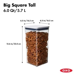 OXO POP Container Big Square, Tall 5.7L 9 OXO POP Container Big Square, Tall 5.7L -ChefX Shop unnamed file 792