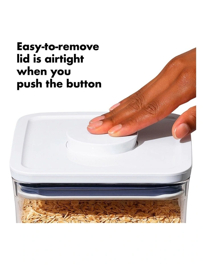 OXO Good Grips POP 2.0 Mini Square Airtight Container In Clear - Image 4