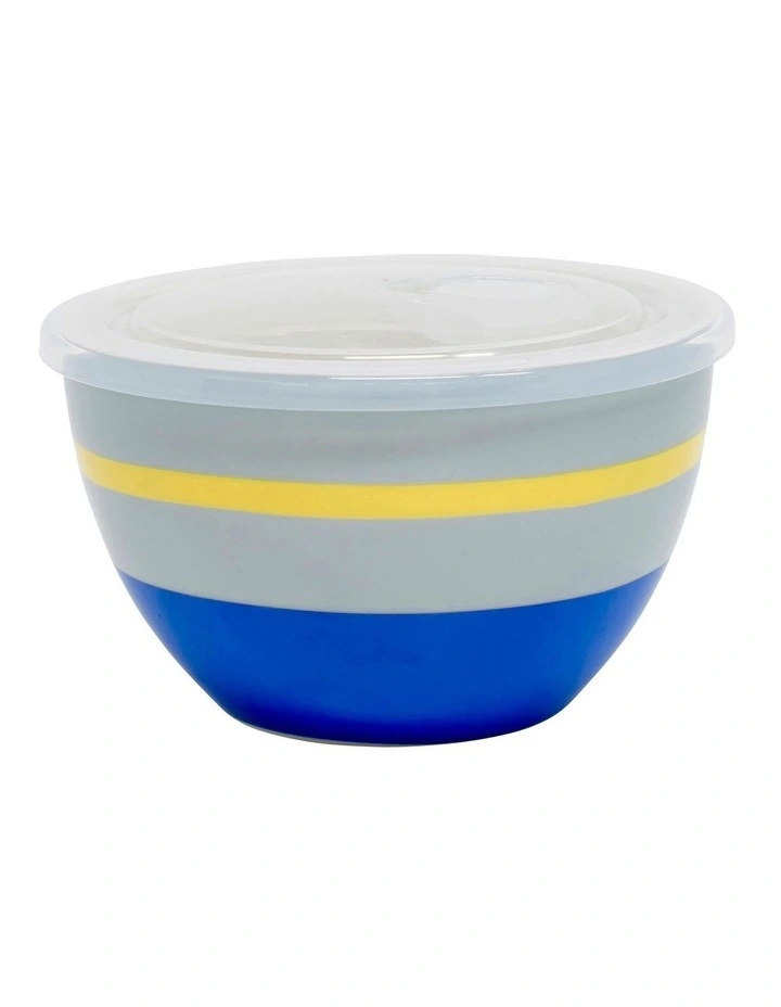 Salt&pepper Lunch2go Bowl With Lid 15x9cm In Block Blue 1 Salt&pepper Lunch2go Bowl With Lid 15x9cm In Block Blue