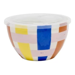 Salt&pepper Lunch2go Bowl With Lid 15x9cm In Multi