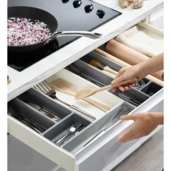 Joseph Joseph Blox 10-piece Drawer Organiser Set Grey 7 Joseph Joseph Blox 10-piece Drawer Organiser Set Grey -ChefX Shop unnamed file 84