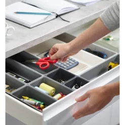 Joseph Joseph Blox 10-piece Drawer Organiser Set Grey 8 Joseph Joseph Blox 10-piece Drawer Organiser Set Grey -ChefX Shop unnamed file 85