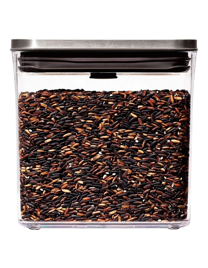 OXO Pop 2.0 1.6L Steel Rectangle Short Container - Image 2