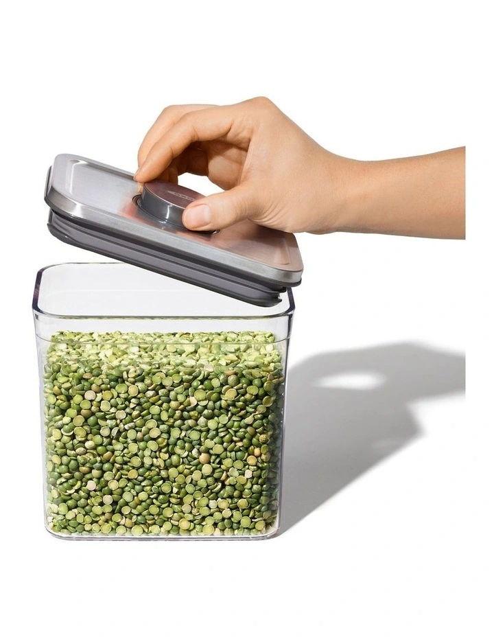 OXO Pop 2.0 1.6L Steel Rectangle Short Container - Image 4