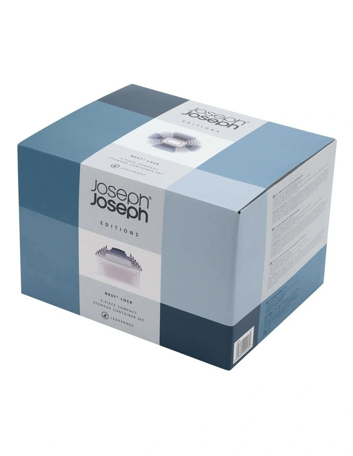 Joseph Joseph Editions Nest Lock 5 Piece Container Set Sky - Image 2