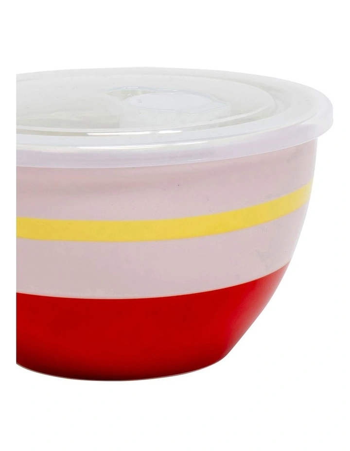 Salt&pepper Lunch2go Bowl With Lid 15x9cm In Block Red 2 Salt&pepper Lunch2go Bowl With Lid 15x9cm In Block Red - Image 2