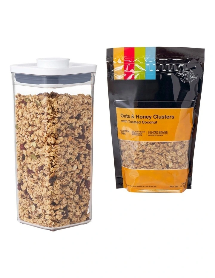 OXO Pop 1.6L Medium Small Square Container - Image 3