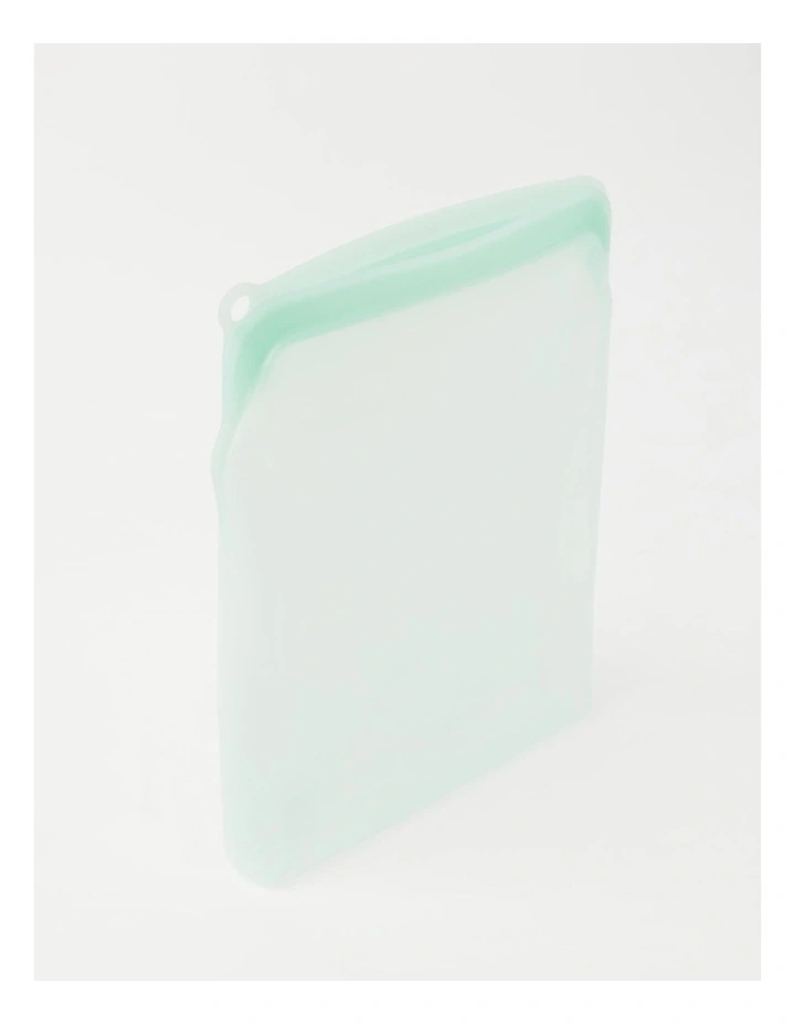 Vue Silicone Ziplock Storage Bag 1.96L In Mint - Image 3