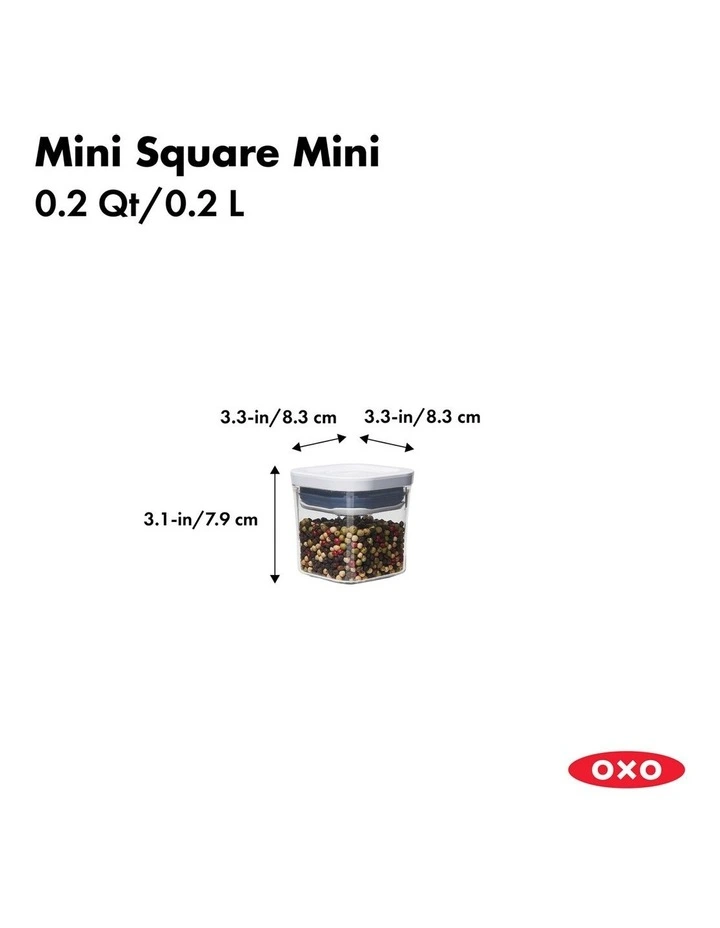 OXO POP Container Mini Square Mini 200ml - Image 3