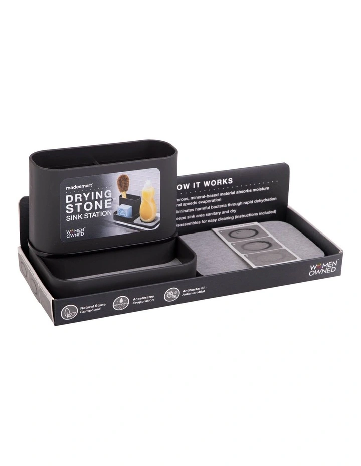 Madesmart "Drying Stone" Sink Station 3 Madesmart "Drying Stone" Sink Station - Image 3